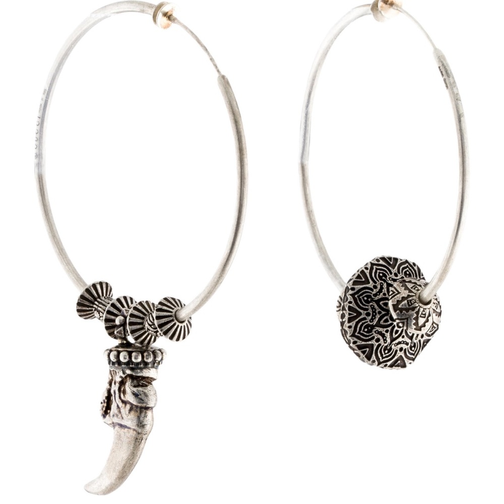GUCCI - Anger Forest Mismatched
Hoop Clip Earrings - SS925